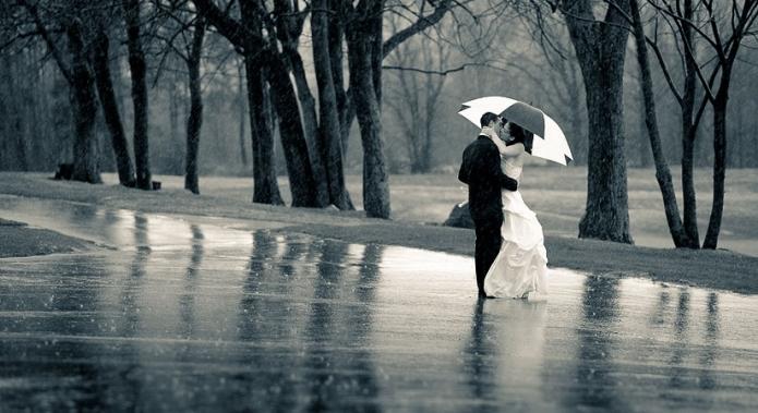 lietus kāzu dienā