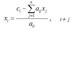 Seidela-Gaussa metode. Starptautiskā metode