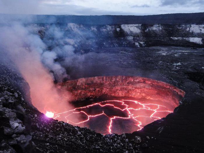 Uguns elpošana un bīstams vulkāns Kilauea